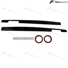 Fits 2020-2025 BMW G06 X6 M Sport Side Skirts Gloss Black PP Rocker Panel picture