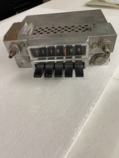 1965 1966 Ford Mustang AM Radio Pushbutton in Dash Chrome Face Trim picture