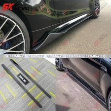 Glossy Black FRP/Forged/Carbon Fiber For BMW M2 M2C F87 Coupe 2-Door Side Skirts picture