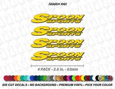 x4 Spoon Sports Wheel Rim Stickers Slipstream Rota JDM Restoration Decal Kit picture