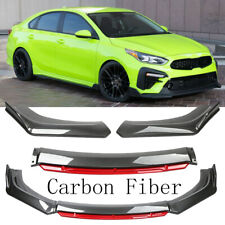 For Kia Forte GT Carbon Fiber Front Bumper Lip Chin Spoiler Splitter Body Kit picture