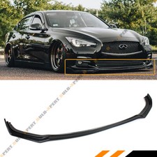 FOR 2014-17 INFINITI Q50 BASE PREMIUM GT STYLE FRONT BUMPER LIP SPOILER SPLITTER picture