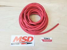 MSD 34019 Red 25 feet 25ft Length 8.5mm Super Conductor Spark Plug Wire Rolls picture