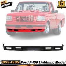 Front Bumper Lower Valance Primed Plastic For 1993-95 Ford F-150 Lightning Model picture