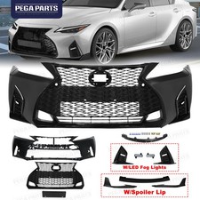 For 2006-2013 Lexus IS250 IS350 to 21+ F-Sport Front Bumper Cover Lip Fog Lights picture