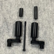 Universal CNC Motorcycle Frame Sliders No Cut Engine Guard Crash Pad Protector picture
