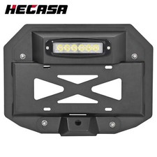 Fit Jeep Wrangler JK 07-18 Spare Tire Delete License Plate Bracket W/Brake Light picture
