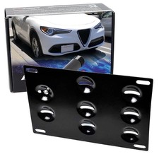 Front Bumper Tow Hook License Plate Mount Bracket For 2018-up Alfa Romeo Stelvio picture