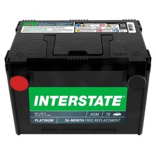 Interstate Batteries Group Size 78 SLI AGM Automotive Battery 12V 55Ah 740CCA picture