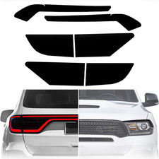Smoke For 2014-21 Dodge Durango Tail Light & Headlight Eyelid Stickers Tint Kit picture