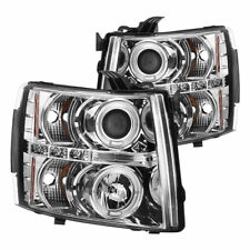 Spyder For Chevy Silverado 1500 2007-2013 Projector Headlights Pair LED - Halo picture
