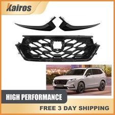 Fits 23-24 Honda CRV Sport Hybrid Front Grille With Decor Headlight Trim Molding picture