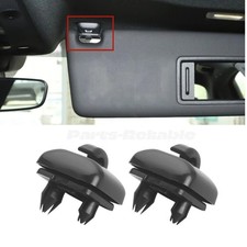 FOR Audi A3 S3 A4 A5 S5 2Pcs Premium Black Sun Visor Clip Hook Holder 8U0857562A picture