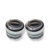 Mile Marker 302 19 Spline Manual Hub 6 Internal Bolts Chrome Street Master picture