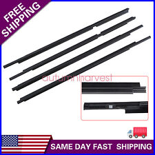 4pcs For Toyota Yaris Vitz 2005-10 Outer Door Glass Weatherstrip Moulding SET picture