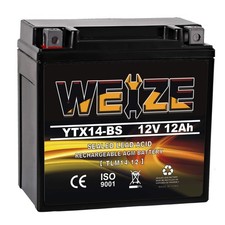 Weize YTX14 BS 12V 12Ah 200CCA ATV Battery Maintenance Free Rechargeable Battery picture