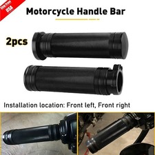 Pair BLACK MOTORCYCLE 7/8