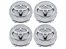 Toyota Chrome Wheel Center Caps 4PC 57mm Hub Covers Replacement Set picture