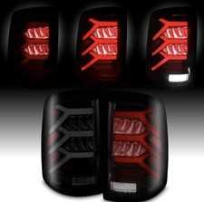 AKKON - A6DRA09BS 3D LED Black Smoked Tail Lights ‘09-‘18 Dodge Ram picture