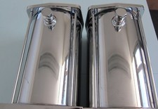Lowrider Hydraulics 2 tanks & 2 plates & rods & plugs kit, all chrome picture