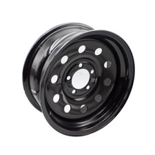 Black 15x6 Trailer Rim Wheel 5 Lug Holes 4.5 BC 15 X 6 inch 5x4.5 Bolt Circle picture