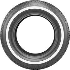 4 NEW 155/80R13 VENOM GRAND AM WHITE WALL 79S ALL SEASON TIRES picture