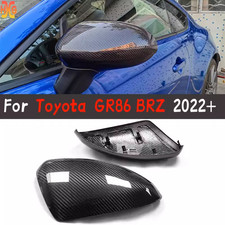 2PC Dry Carbon Side Mirror Cover Caps For SUBARU BRZ/GR86 22-26 Replace picture