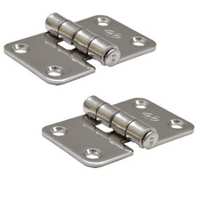 Gemlux Boat Top Mount Hinges 2669 | 2 1/4 x 1 3/8 Inch SS (Pair) picture
