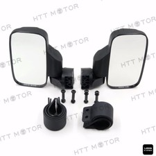 Mirror Set UTV Side View High Impact Break Away Convex 1 5/8