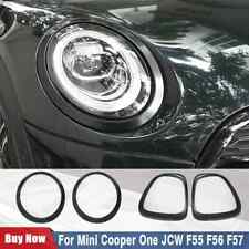 For Mini Cooper F55/56 Head Tail Rear Lamps Rim Light Trim Ring Covers Styling picture