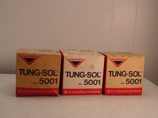 3 Wagner Tung-Sol 5001 High Beam Headlights NOS picture
