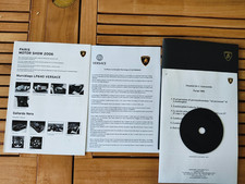 Paris 2006 Lamborghini Murcielago VERSACE LP460 VIP PRESS catalog brochure w CD picture