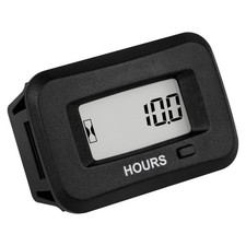 Runleader Digital Maintenance Hour Meter,AC/DC 5V to 277V for ZTR Lawn black  picture