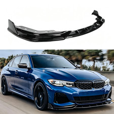 GT Style Gloss Black Front Bumper Lip Kit For 2019-22 BMW G20 M340i 330i M Sport picture