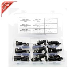 Versatile 24PCS Quick Release Fuel Line Connector Kit - 90° & Straight Options picture