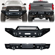 Vijay New Front/Rear Bumper W/Winch Plate&LED Lights For 2007-2013 Toyota Tundra picture
