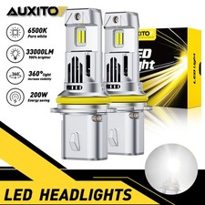 AUXITO 900% Brighter 9007 HB5 LED Headlight Bulb High Low Beam Combo Kit 33000LM picture