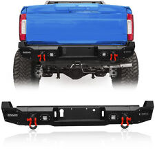 Steel Rear Bumpers & 4x LEDs & D-Ring Combo KIT fit 17-2022 Ford F250/F350/F450 picture