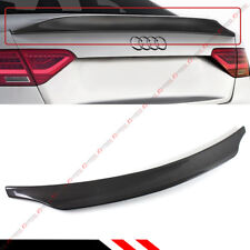 FOR 2009-2016 AUDI S5 RS5 CAT STYLE CARBON FIBER HIGHKICK TRUNK LID SPOILER WING picture