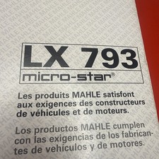 MAHLE Air Filter Replacement Parts For Audi LX793 picture