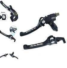 Folding Brake Clutch Lever Set Aluminum Alloy 22mm 7/8 Inch Handlebar Pit Dirt picture