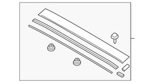 Genuine Mazda Windshield Molding NA4L-50-8X0G-33 picture