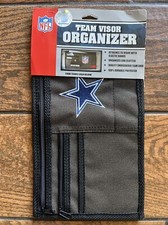 NFL Dallas Cowboys Team Car Truck Auto Visor Organizer Storage, Brand New picture