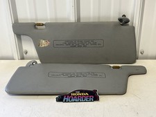 1988-1991 Honda Civic CRX OEM Sun Visors OEM GRAY Pair picture