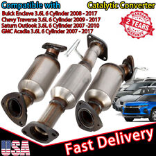 Catalytic Converter For 09-17 Buick Enclave/Chevy Traverse/GMC Acadia 3 Pcs US picture