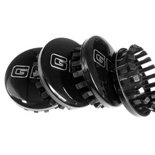 4 Pieces 3.25in Wheel Center Hub Caps Gloss Black For Sierra Yukon Denali picture