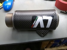 LEO VINCE 65MM LV-10 CARBON FIBER SLIP ON EXHAUST PIPE ONLY  picture