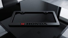Red & Black Fits Civic, SI, Type R, Accord Racing License Plate Frame Premium picture