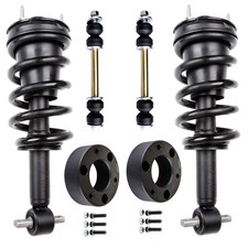 2x 139105 F Strut Coil Springs+2x Stabilizer Bar Links+2x Leveling Lift Kits picture