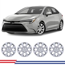 Set Of 4 Hubcaps for 2009-2025 Toyota Corolla 16-Inch Wheel Rims Cover Snap On picture